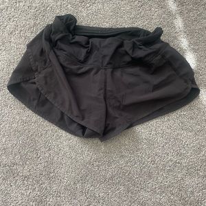black lulu shorts
